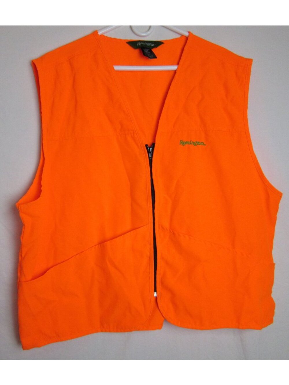 Remington Blaze Cover Vest Mens XL 46/48 Orange Hunting Zipper-Up w/ Pockets
